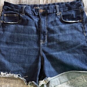 American Eagle Outfitters Next Level Stretch High Curvy Rise Shortie Shorts